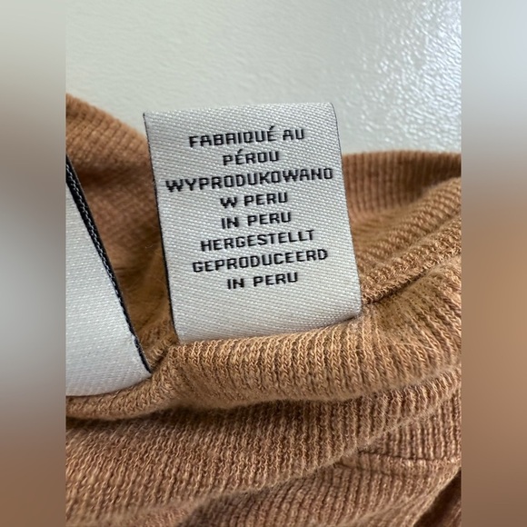 Joie Super Soft Ribbed Mock Neck Lightweight Sweater Top With Short Sleeves - Picture 8 of 9